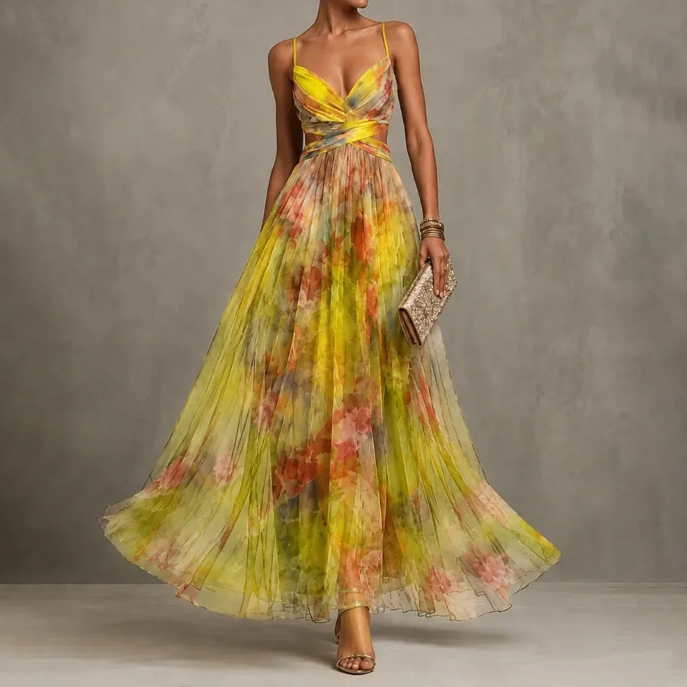 Kenley Chiffon Wedding Guest Dress