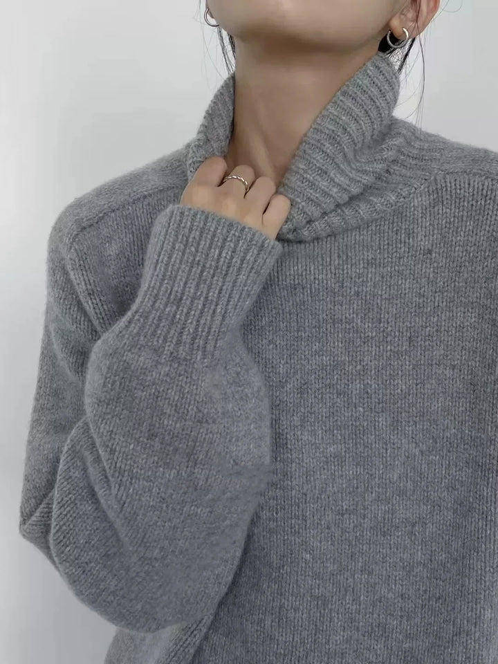 Ingrid Turtleneck Wool Sweater
