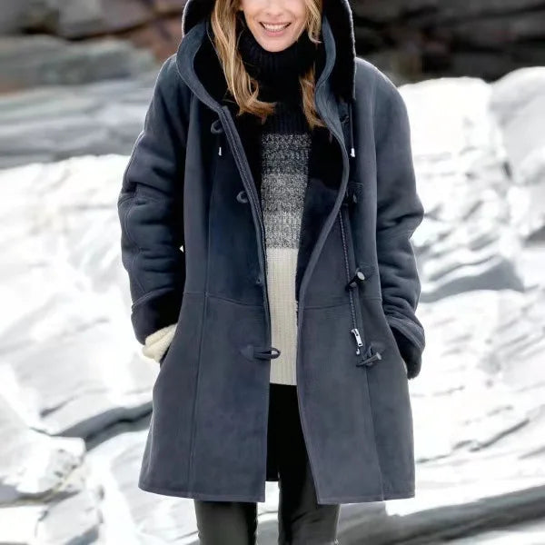 Wynter Toggle Duffle Shearling Coat