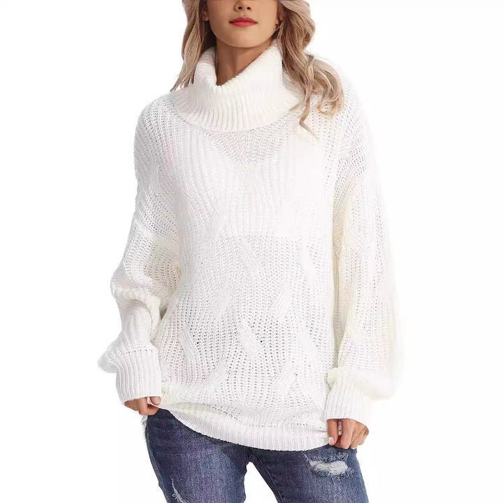 Sylvie Cable Knit Turtleneck Sweater