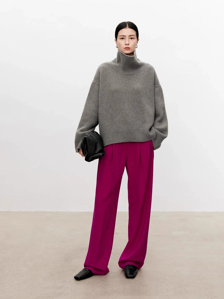 Halcyon Turtleneck Cashmere Pullover