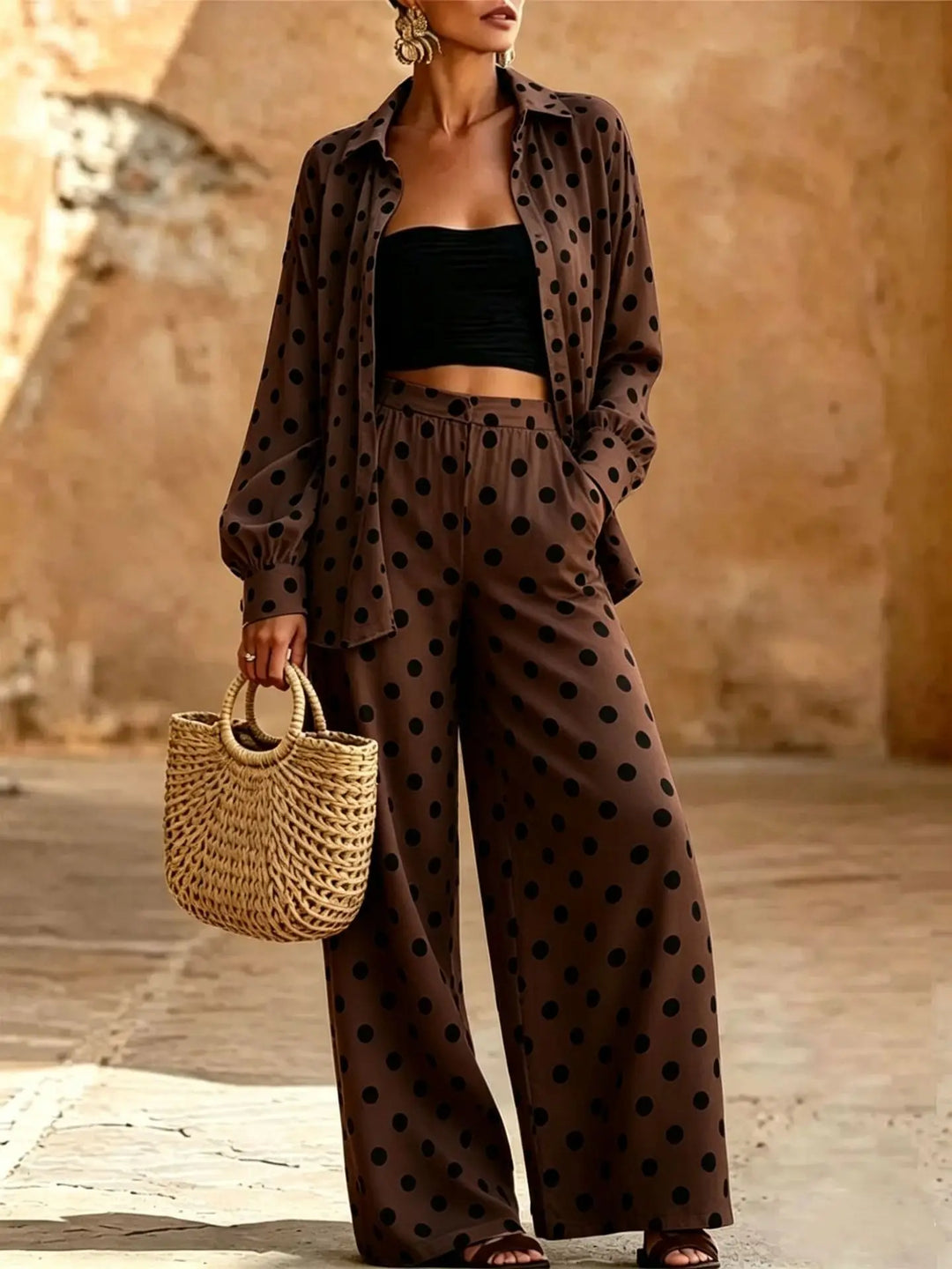 Kenna Polka Dot Matching Set