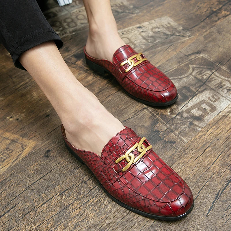 Brecken Leather Mule Loafers