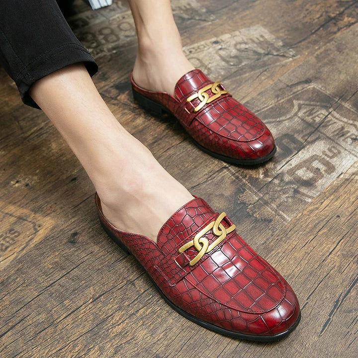Brecken Leather Mule Loafers