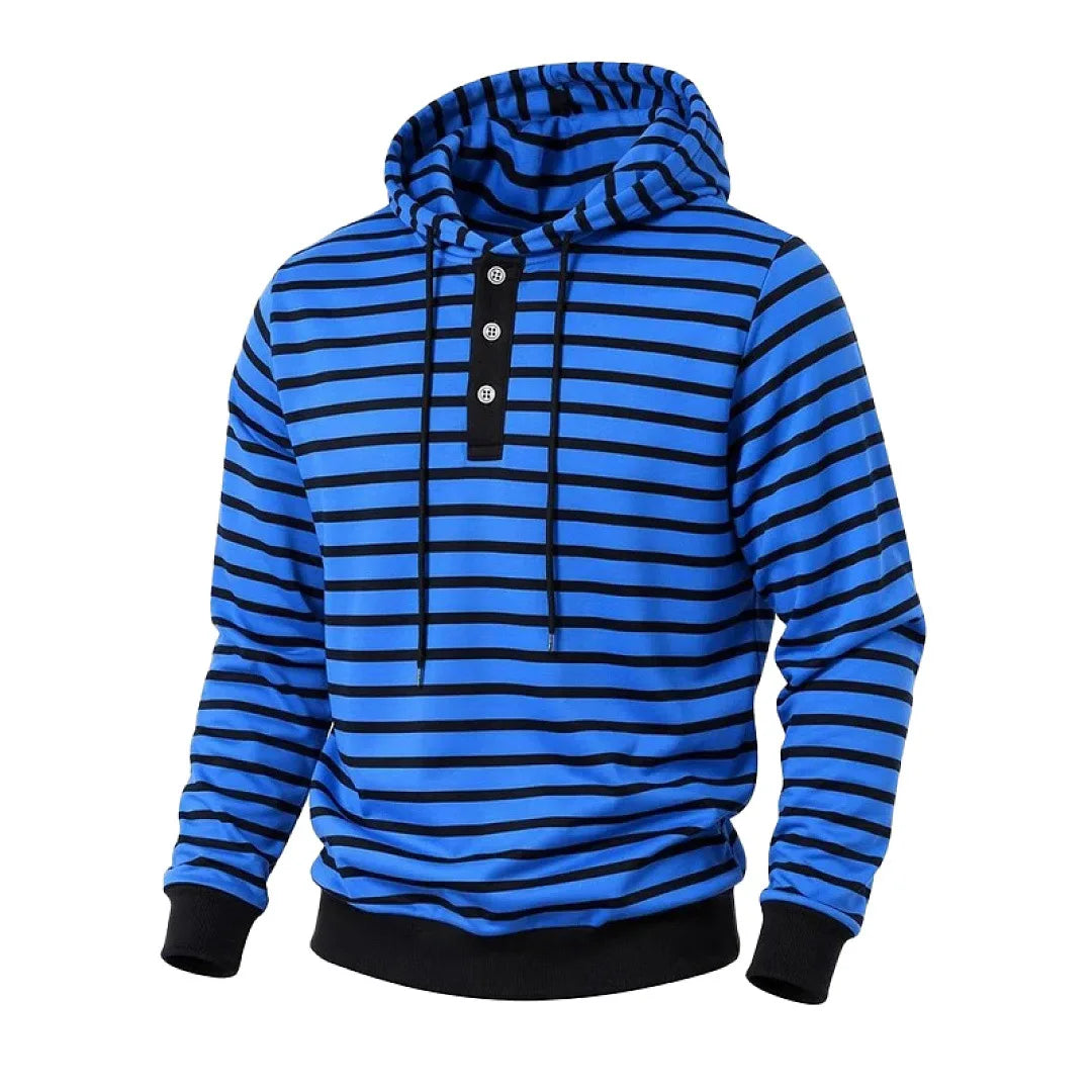 Sterling Button Placket Hoodie