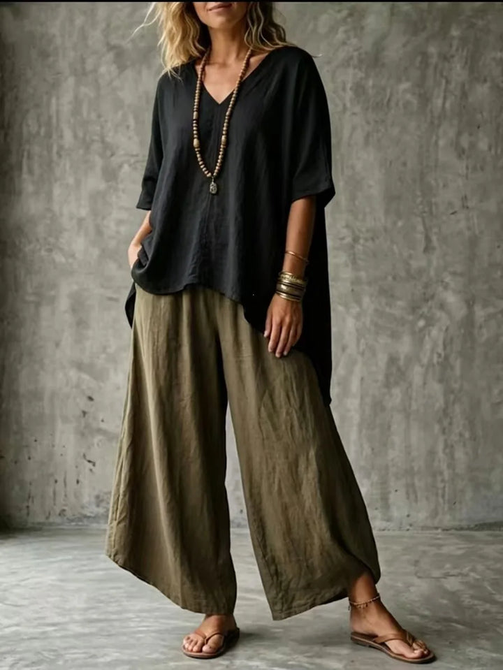 Anneliese Linen Blend Co-Ord Set