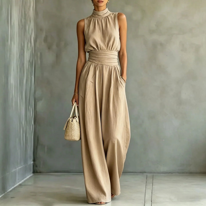 Lilly Sleeveless Wide Leg Jumpsuit