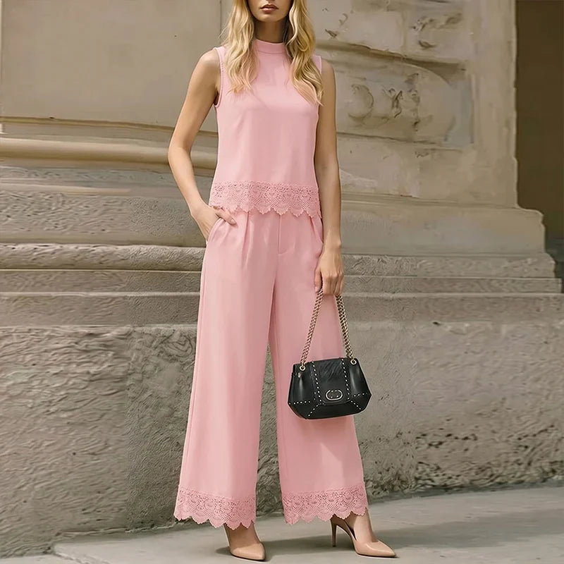 Vianne Breathable Sleeveless Matching Set