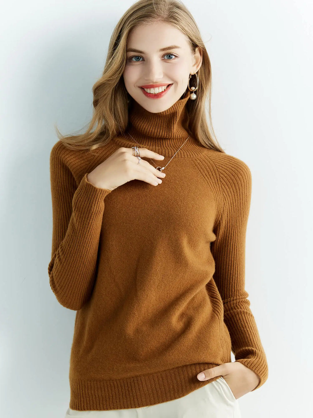 Isabelle Ribbed Turtleneck