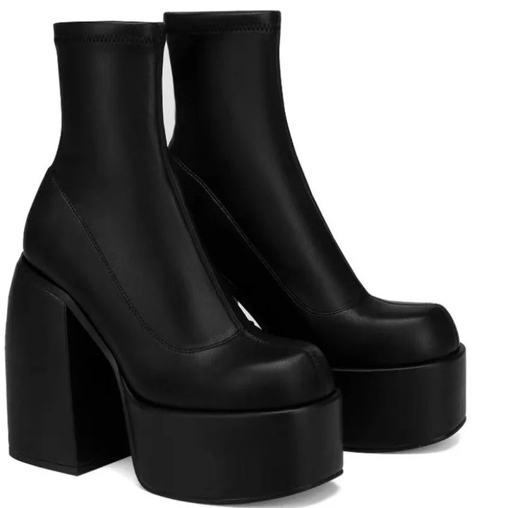 Maxine Chunky Ankle Boots