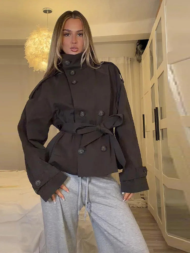 Genevra Double Breasted Trench