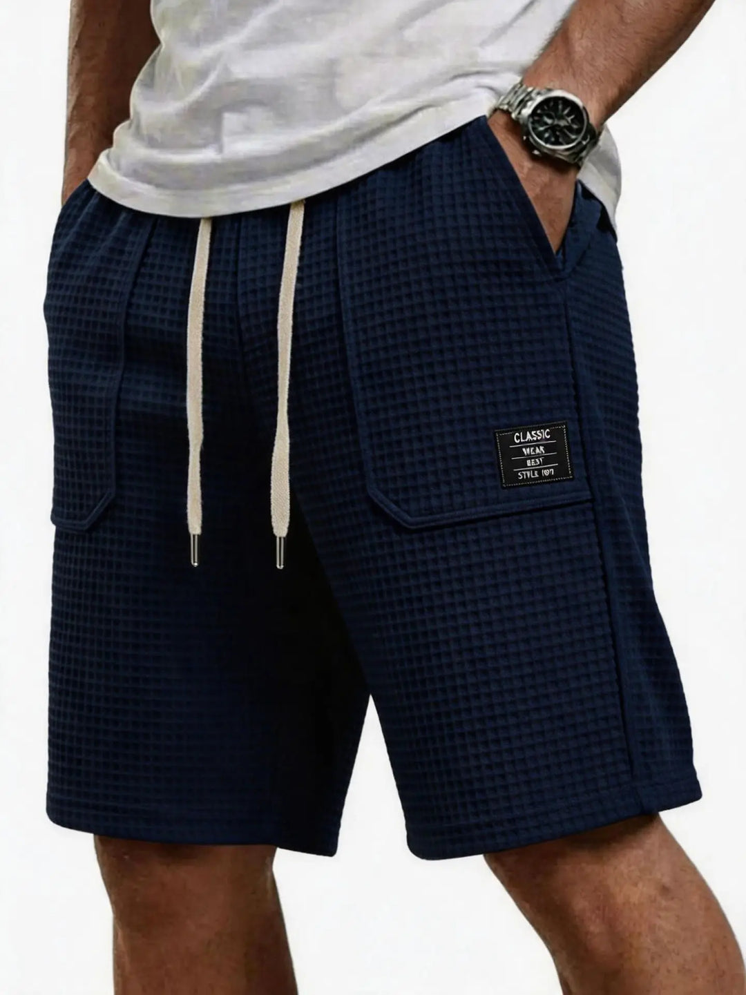 George Waffle Knit Shorts
