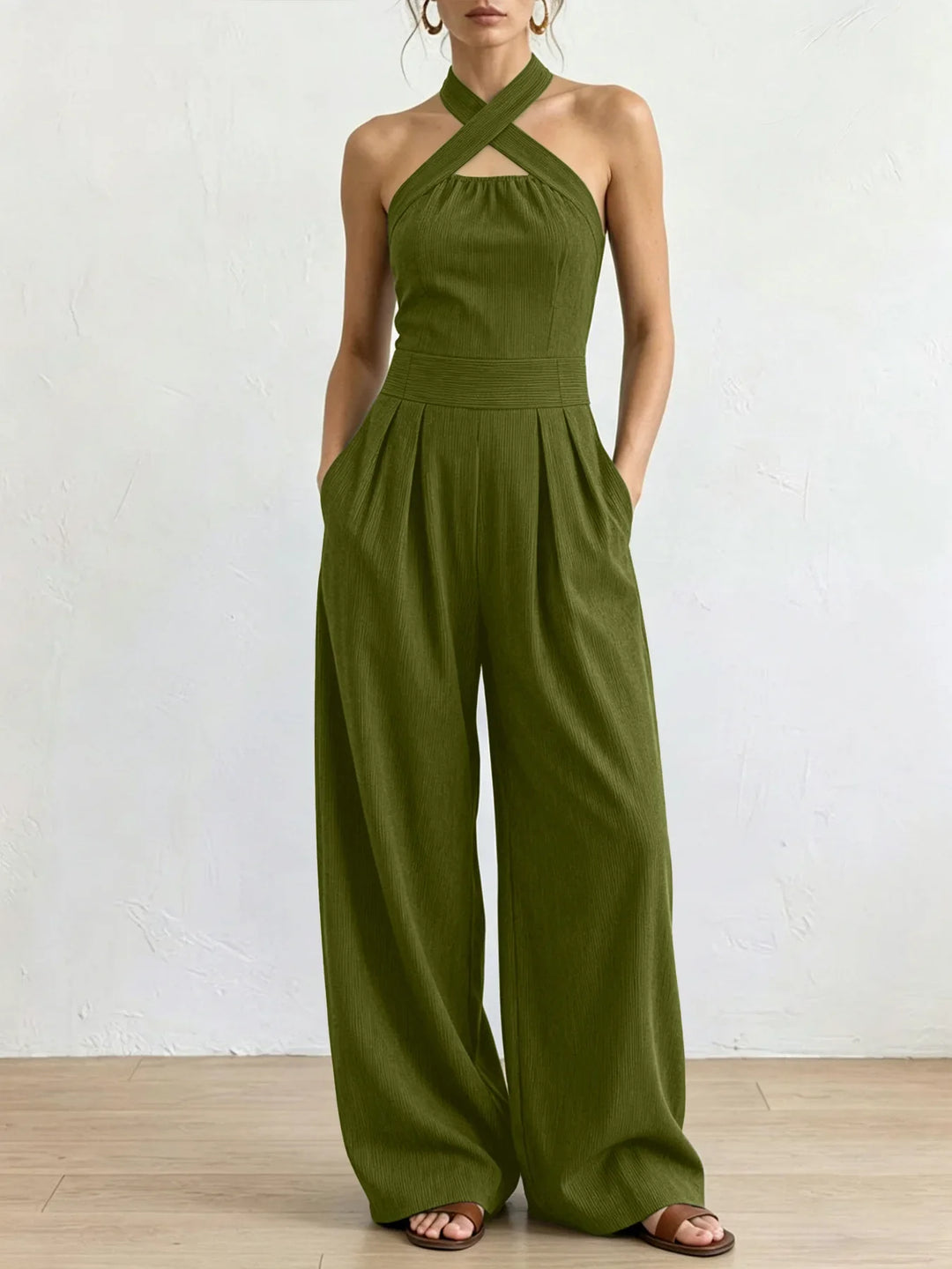 Verena Halter Wide Leg Jumpsuit