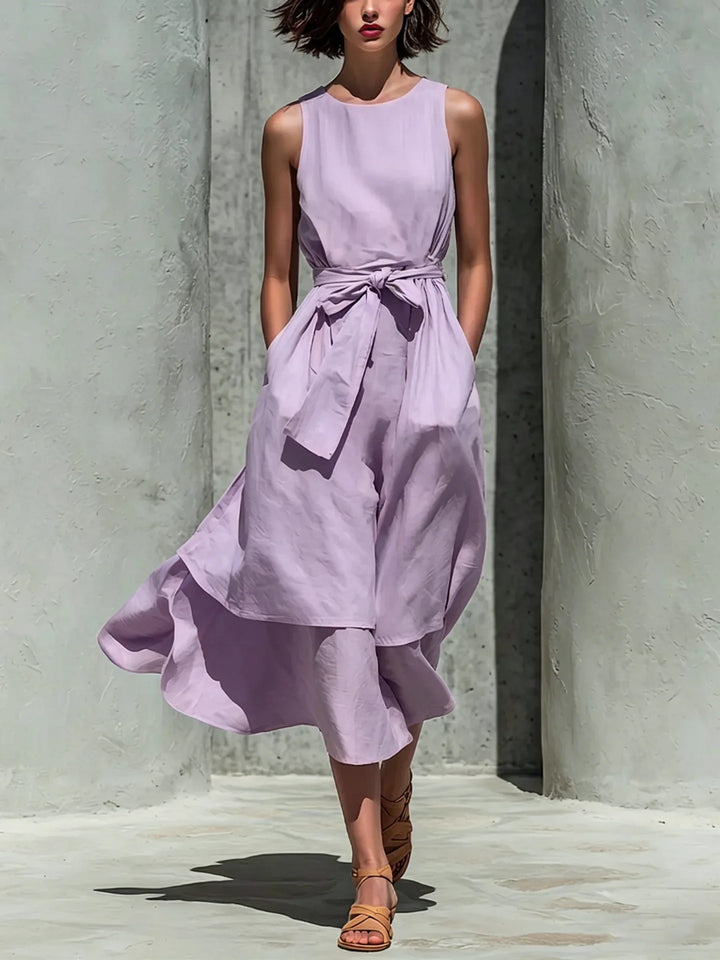 Sienna Elegant Flowy Midi Dress