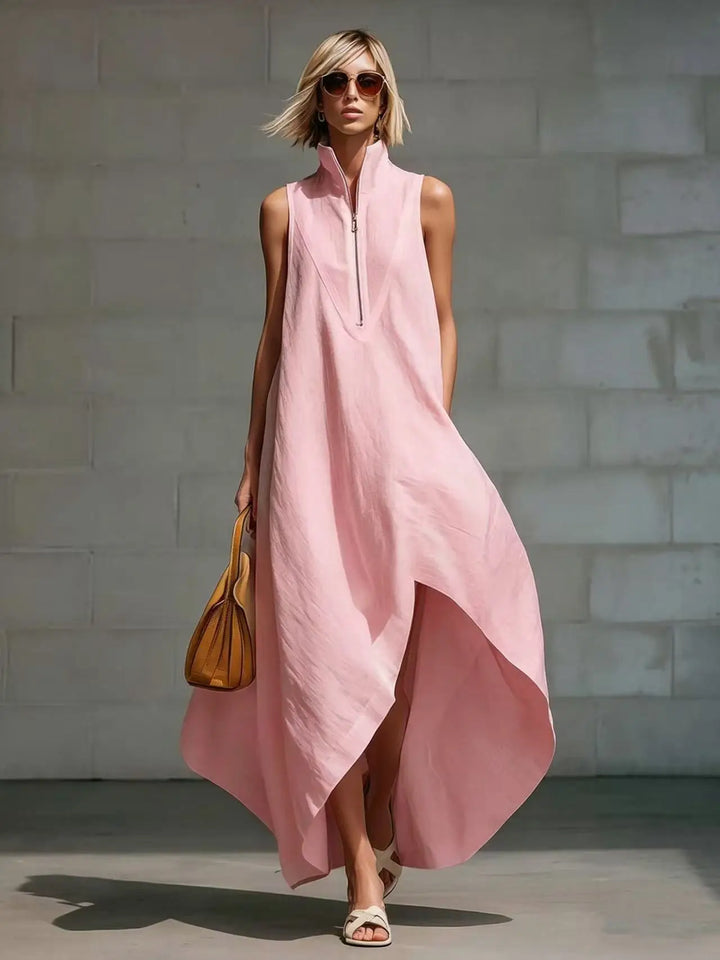 Briony Sleeveless Relaxed Linen Maxi Dress