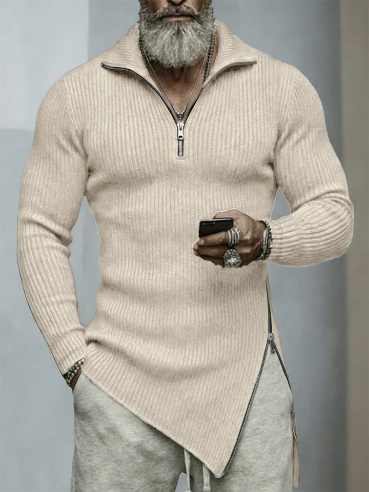 Jacob Quater Zip Knit Sweater