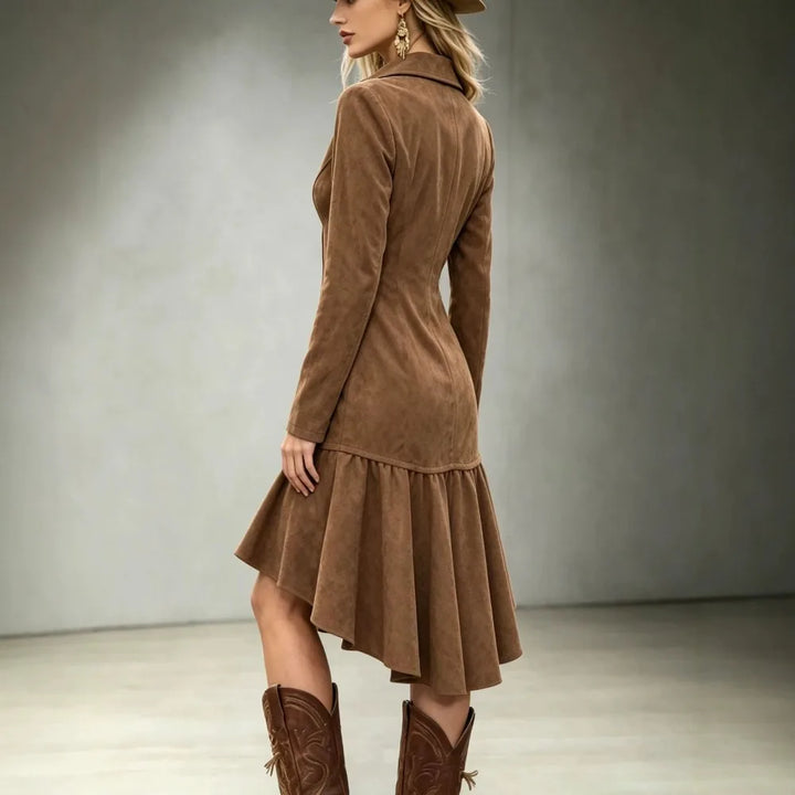 Theodric Faux Suede Dress