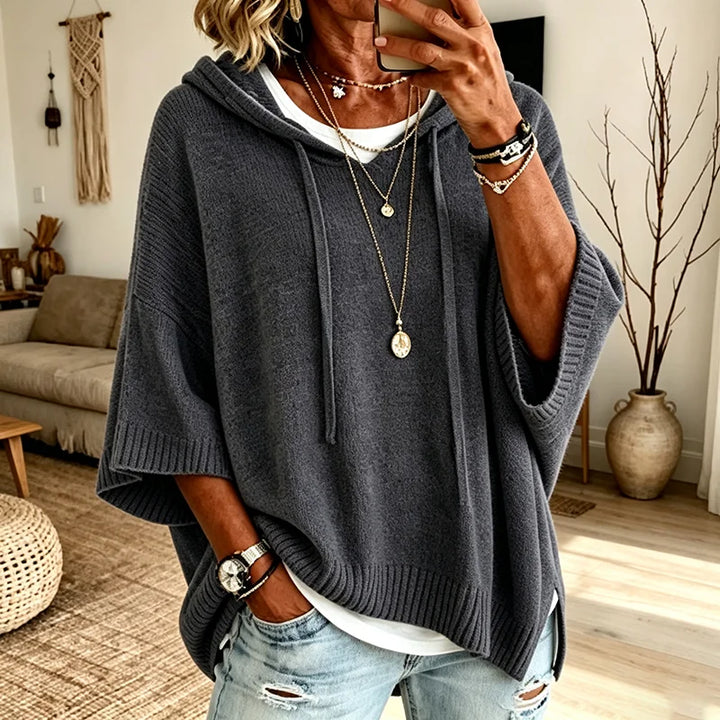Daisy Knit Oversized Pullover