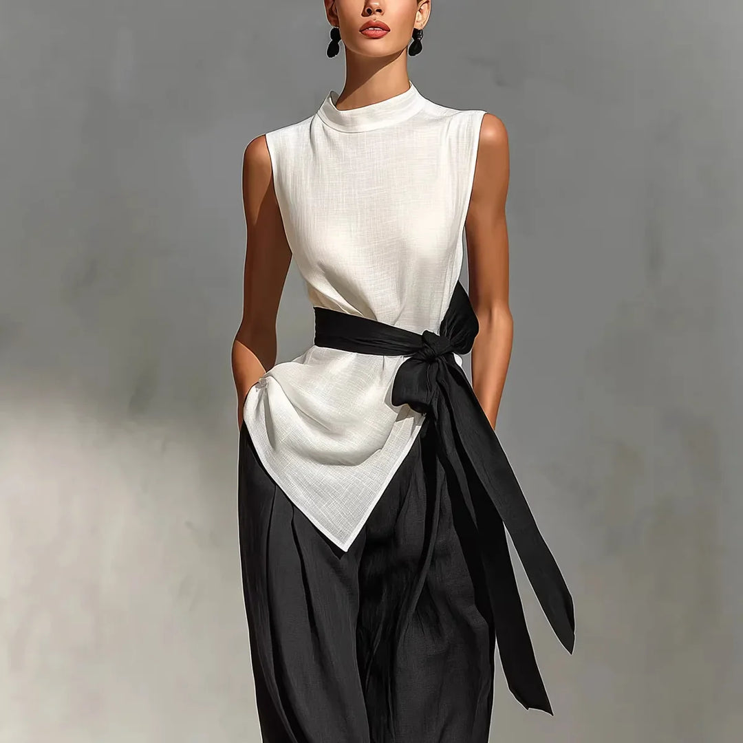 Juniper Contrast Waist Jumpsuit