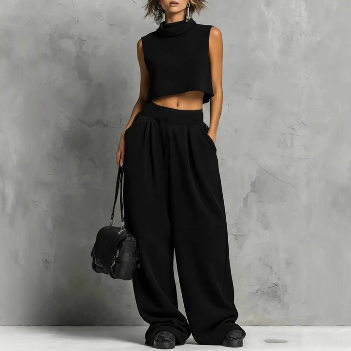 Valentina Crop Top & Trouser Set