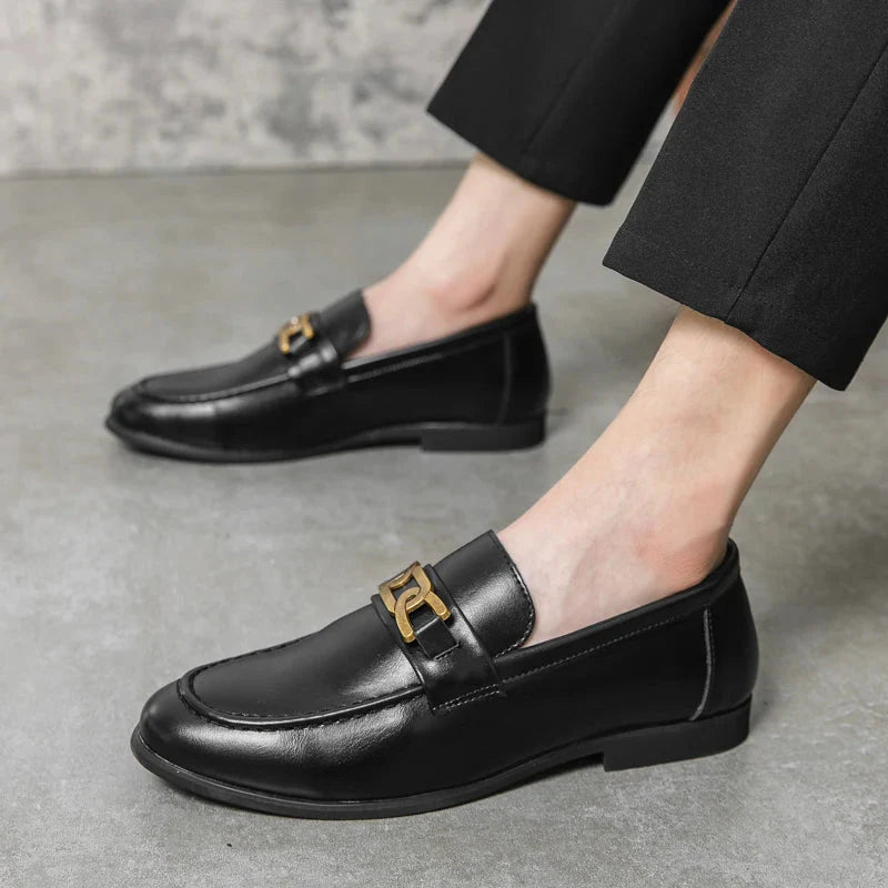 Charles Leather Dress Loafers