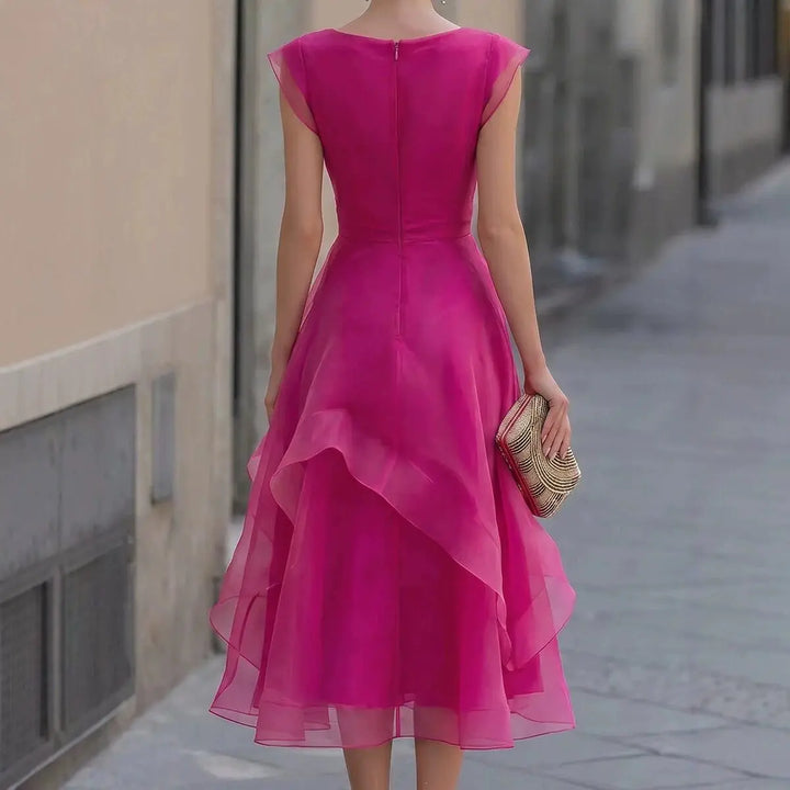 Johanna Organza Wedding Guest Dress