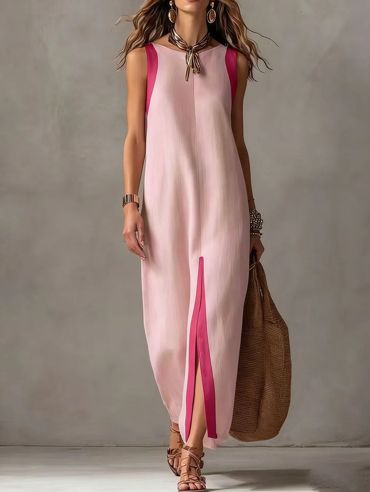 Vivienne Sleeveless Front Slit Maxi Dress
