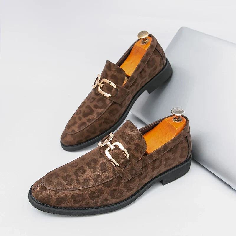 Rafael Leopard Loafers