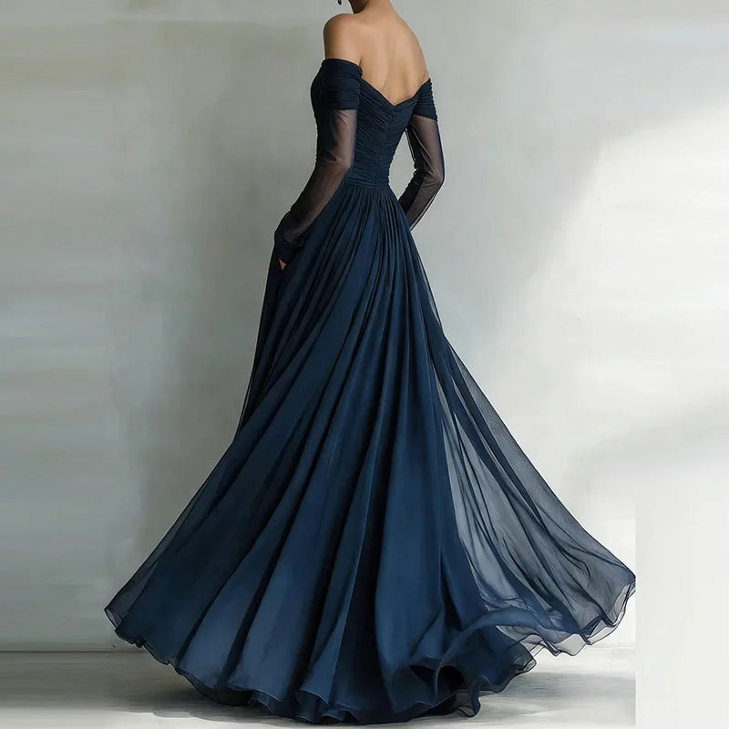 Sierra Off Shoulder Wedding Guest Dress