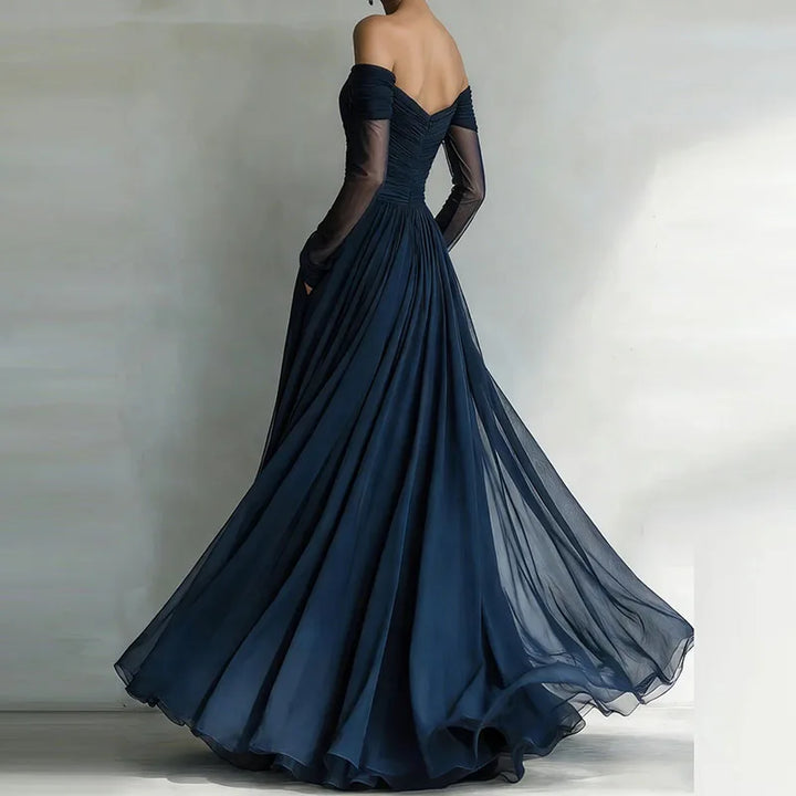 Sierra Off Shoulder Wedding Guest Dress