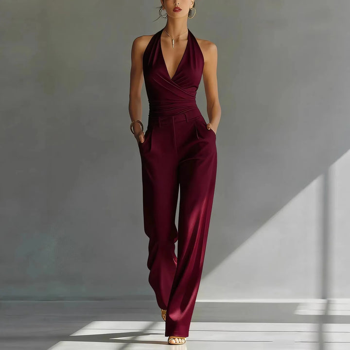 Floriana Tailored Linen Jumpsuit