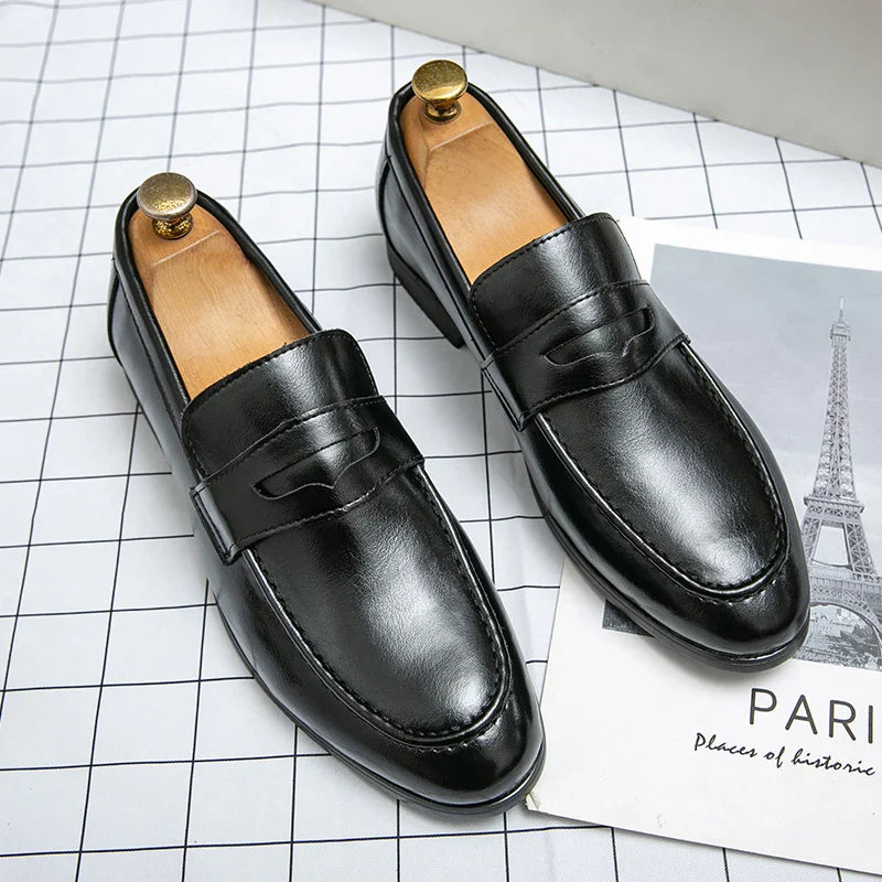 Zak Classic Leather Loafers
