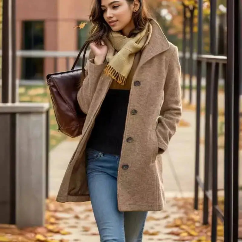 Noemi Single Breasted Coat