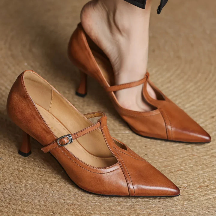 Sandra Leather Pumps