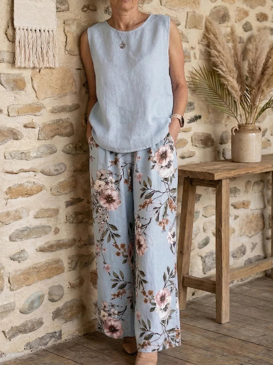 Quinn Floral Trouser Co-Ord Set