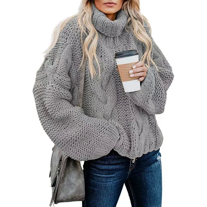 Ivy Cable Knit Turtleneck Sweater
