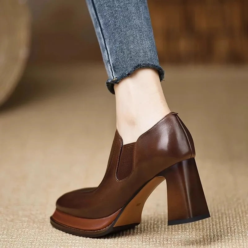 Calla Block Heel Pumps