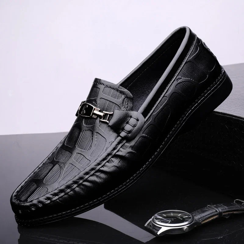 York Orthopedic Leather Casual Loafers