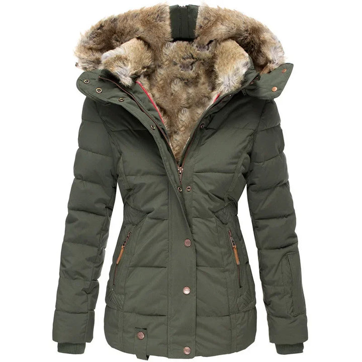 Annabel Detachable Faux Fur Puffer