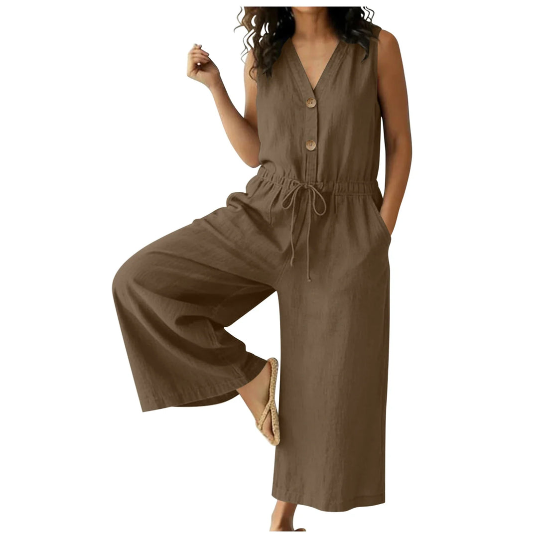 Zosia Chic Front Tie Jumpsuit