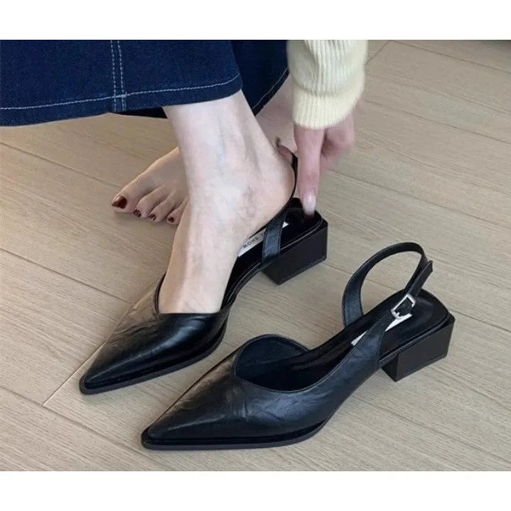 Katelyn Low Heel Slingback Shoes