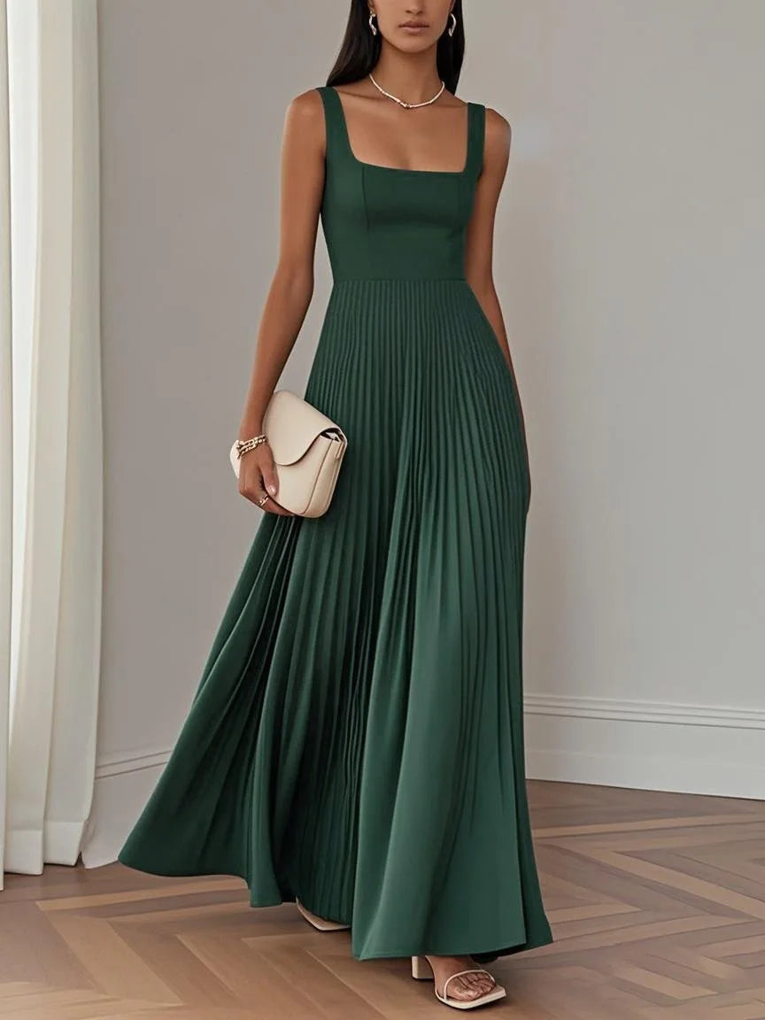 Maudeline Pleated Wedding Guest Dress