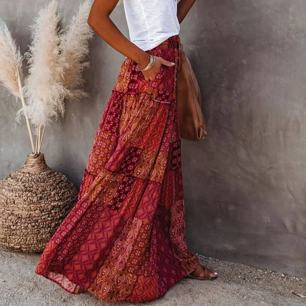 Paige Bohemian Pocket Skirt