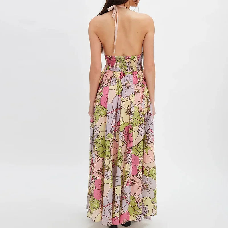 Yasmine Floral Cutout Maxi Dress