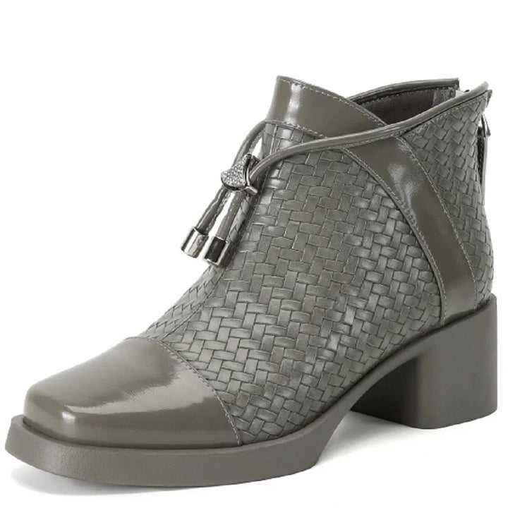 Isaura Woven Ankle Boot