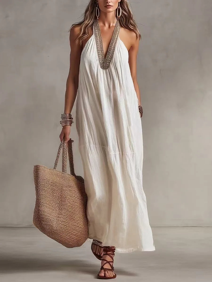 Rihana Boho Loose Maxi Dress