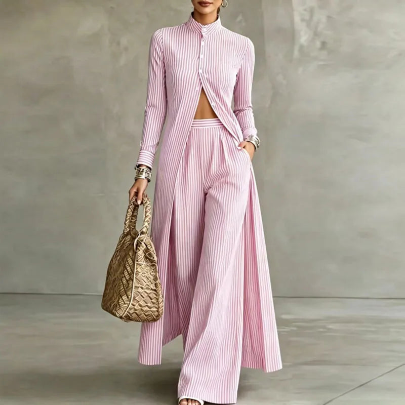 Palomina Striped Two Piece Set