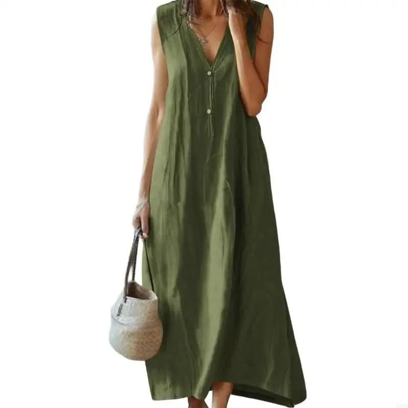 Kennedy Relaxed Linen Maxi Dress