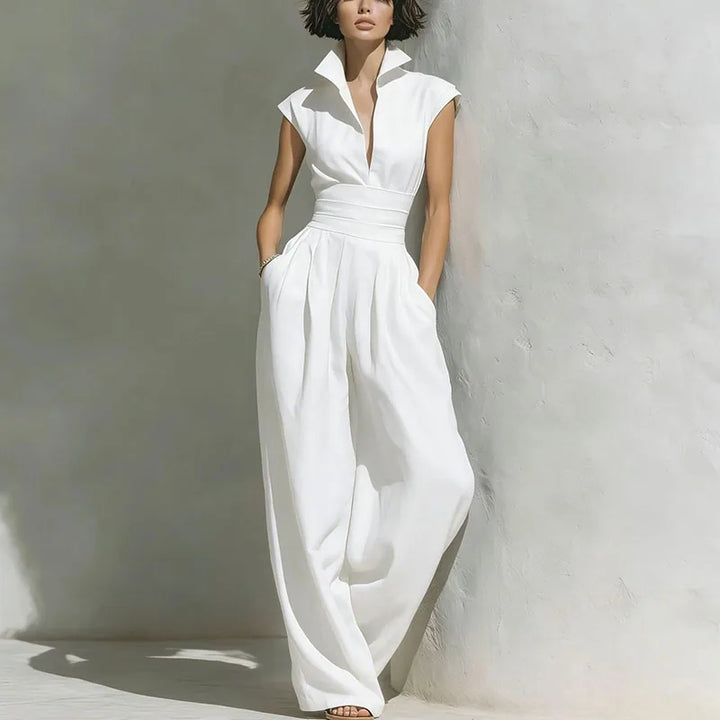 Davelle Comfortable Wide Leg Jumpsuit