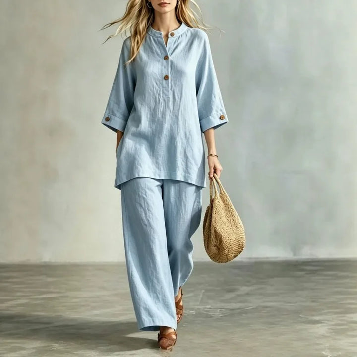 Liorael Loose Fit Everyday Two Piece Set